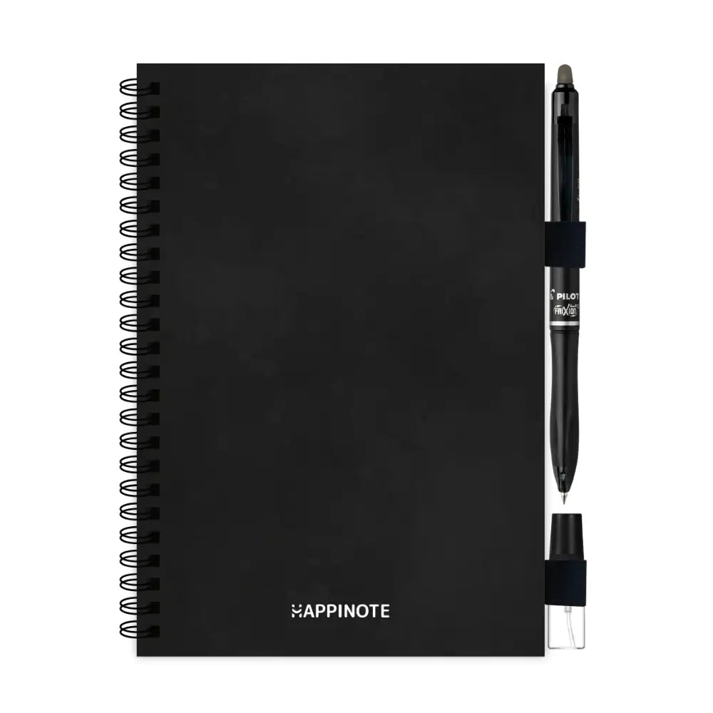 A5 uitwisbaar notitieboek | Black Stone