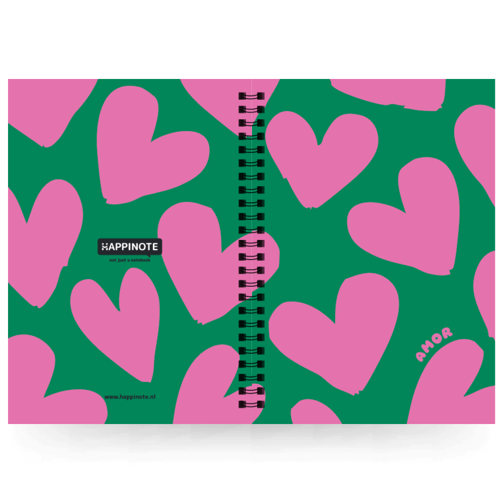 A5 Uitwisbaar notitieboek | Amor met etui