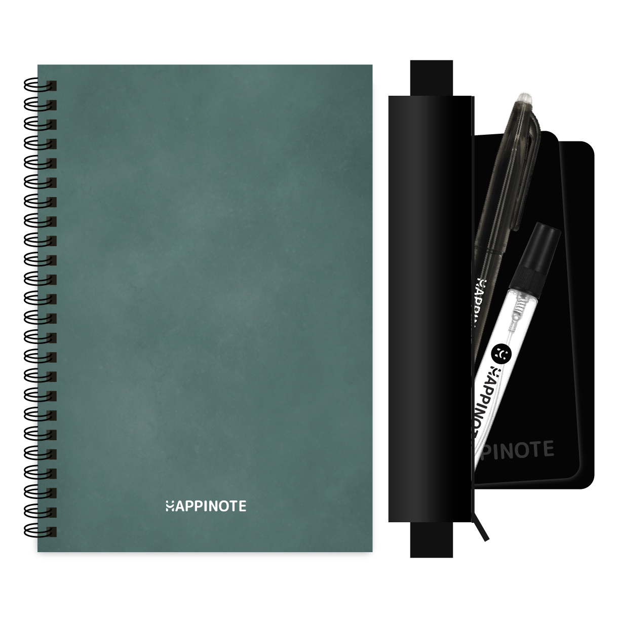 A5 Erasable Notebook | Green Forest with Pencil Case