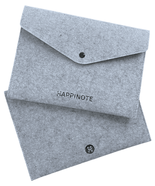 A5 Notebook Sleeve - Light grey