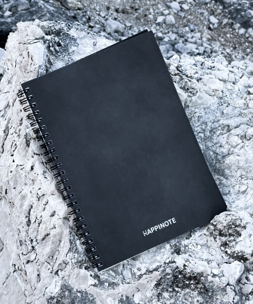 A5 Erasable Notebook | Black Stone