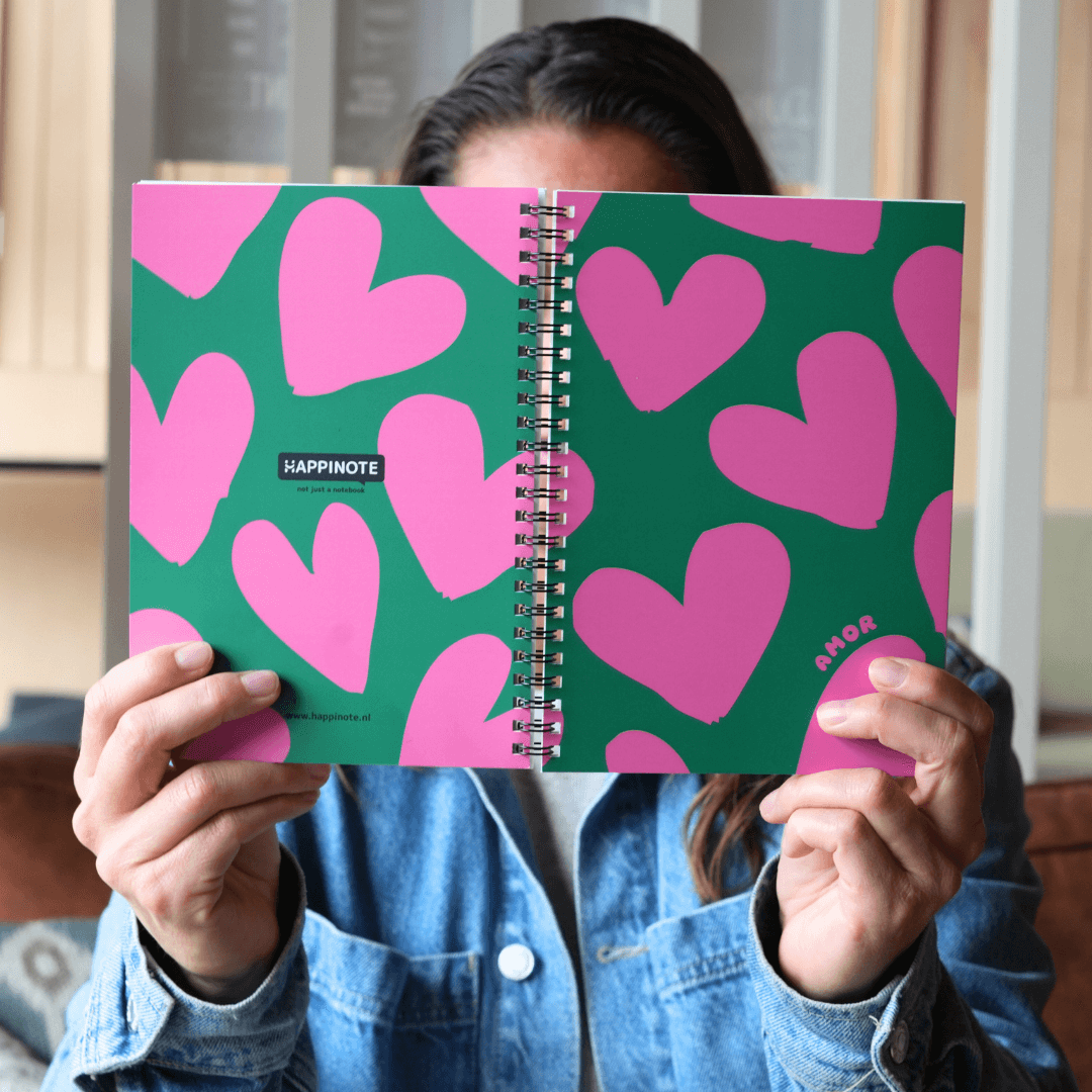 A5 Uitwisbaar notitieboek | Amor met etui