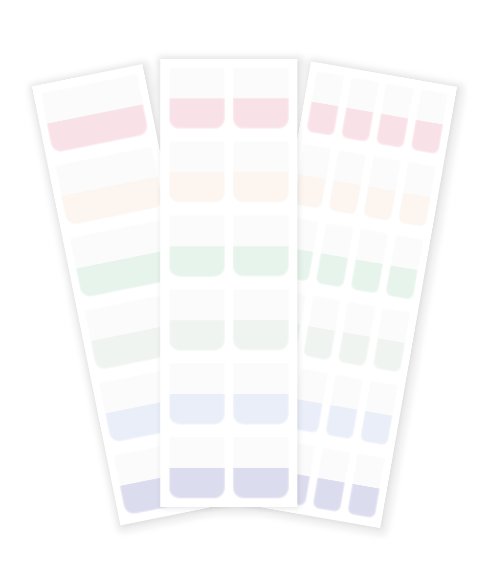 Herplakbare Sticky note tabs (126 tabs)
