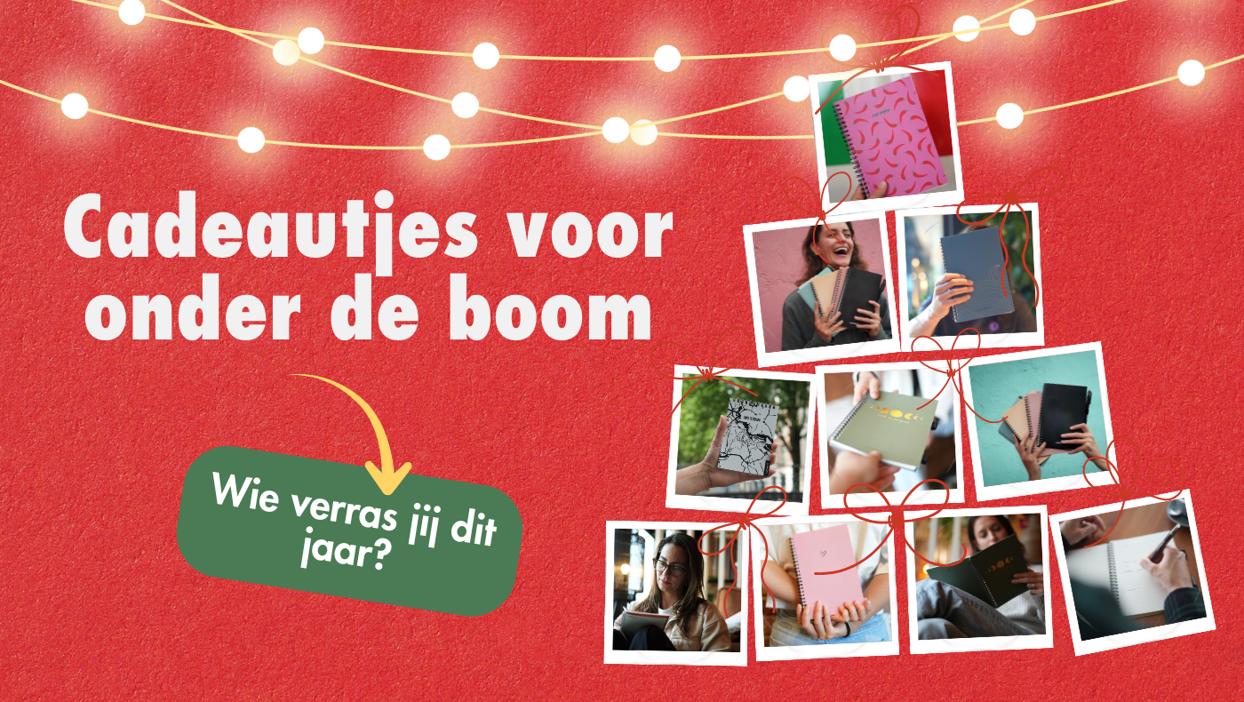 Cadeaus voor onder de boom? Geef dit jaar een uitwisbaar notitieboek!