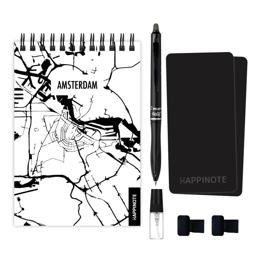 A6 Uitwisbaar notitieboek | Amsterdam