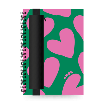 A5 uitwisbaar notitieboek | Amor