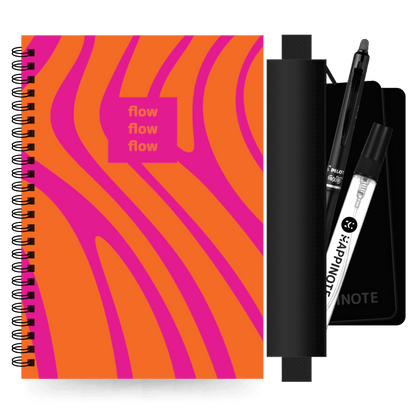 A5 uitwisbaar notitieboek | Flow