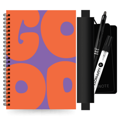 A5 uitwisbaar notitieboek | Good Vibes