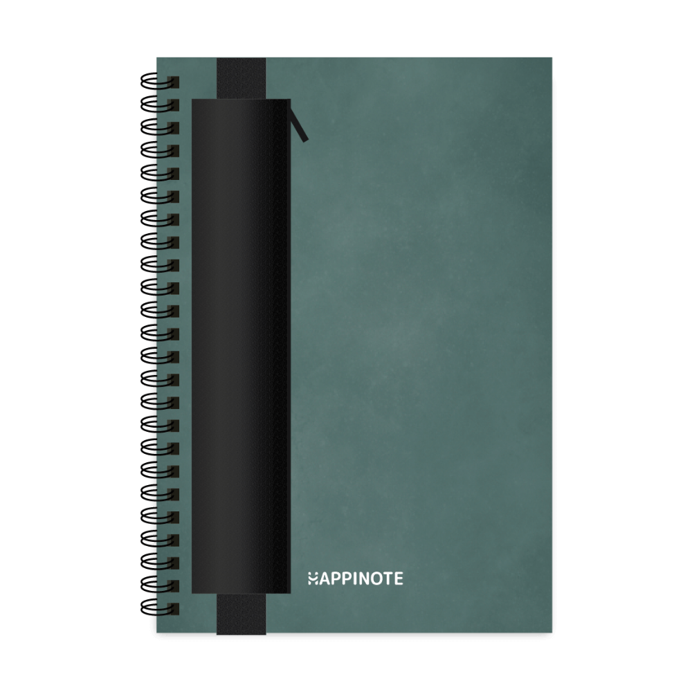 A5 Uitwisbaar notitieboek | Green Forest met etui