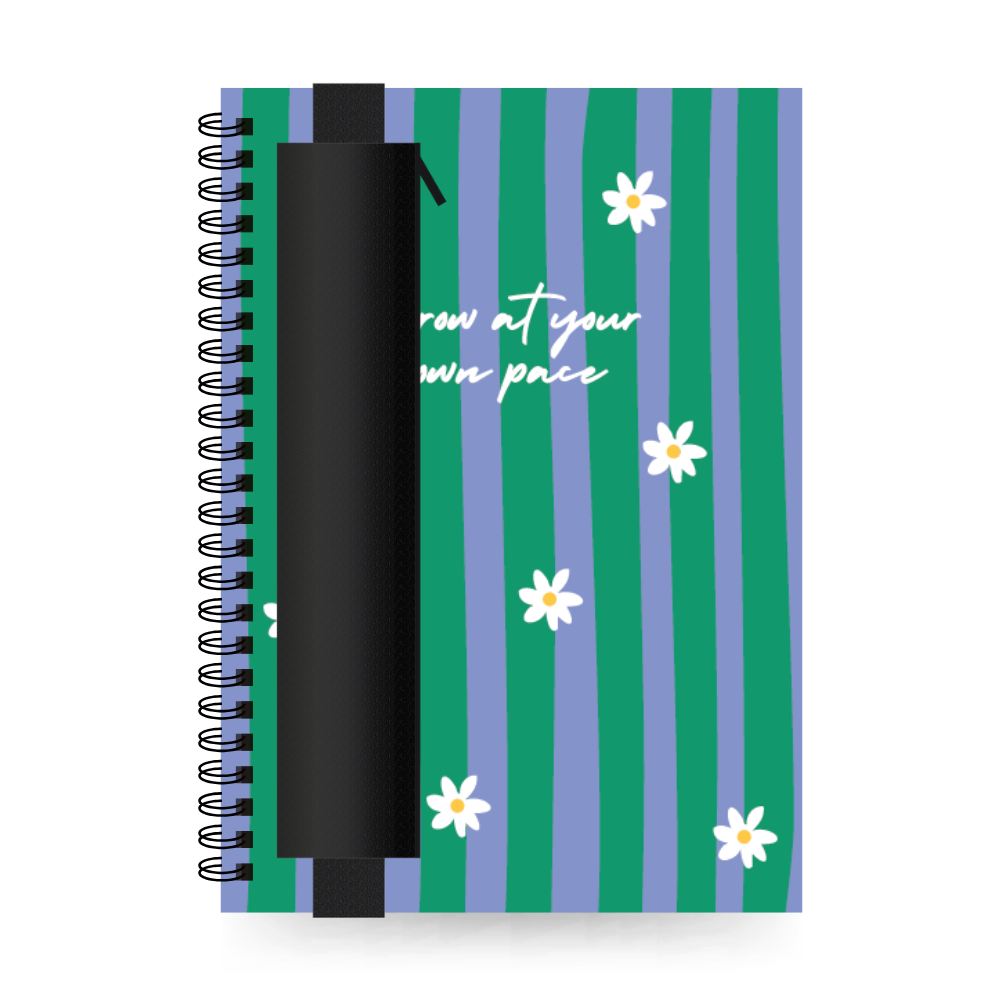 A5 Uitwisbaar notitieboek | Grow met etui