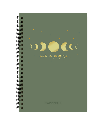 A5 uitwisbaar notitieboek | FreeSpirit Moon