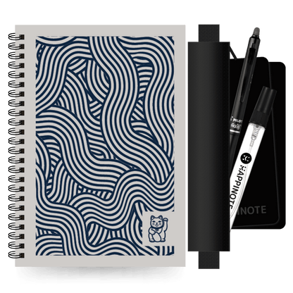 A5 uitwisbaar notitieboek | Lucky Cat