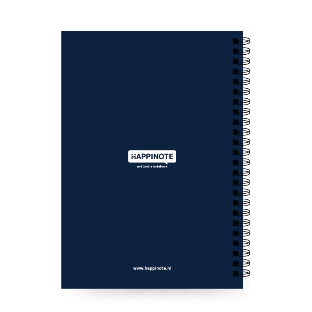 A5 Uitwisbaar notitieboek | Lucky Cat (Night Blue)