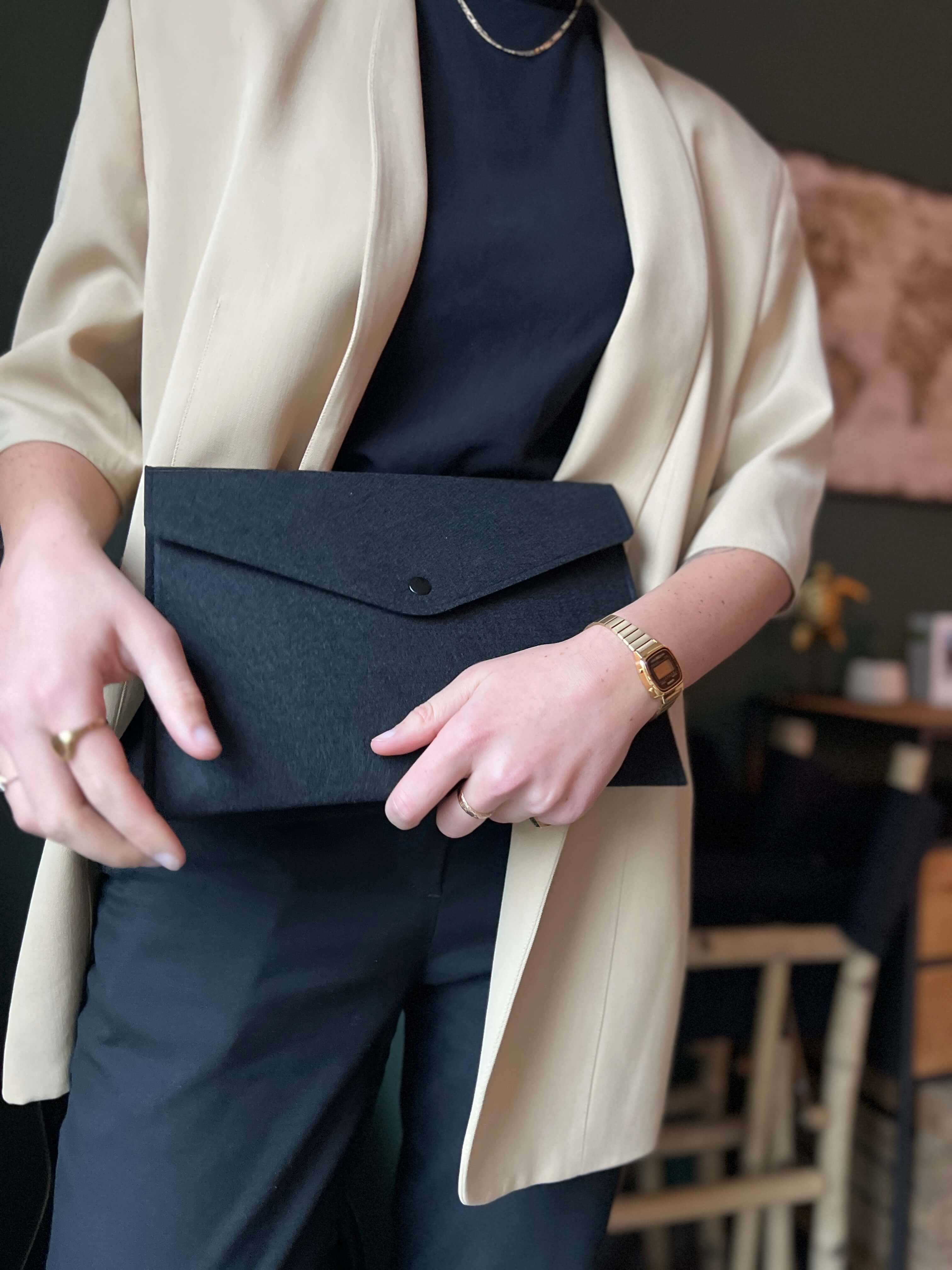 A5 Notebook Sleeve - Black