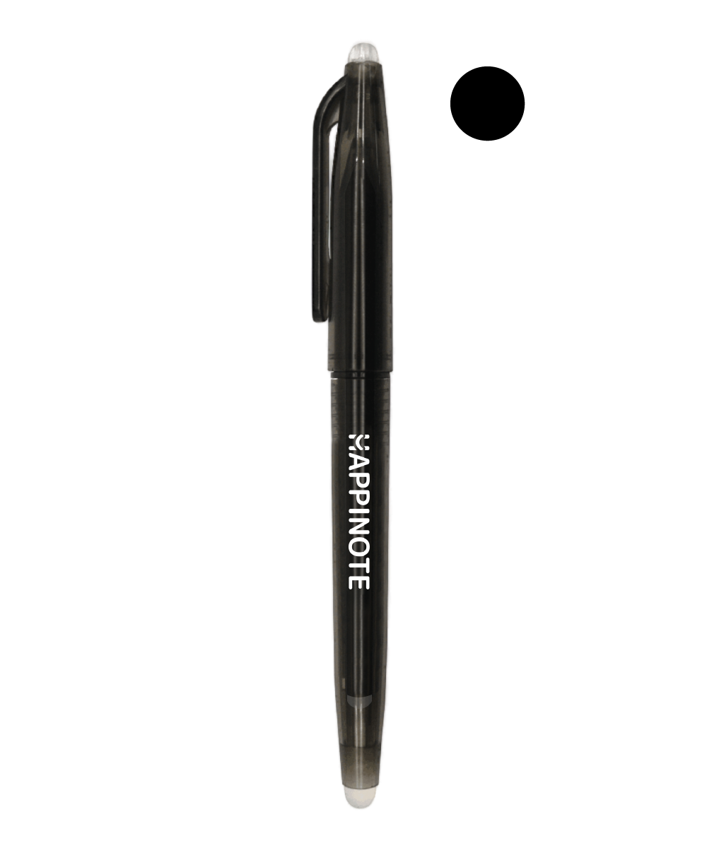 Happinote Uitwisbare Pen 0.7 - Zwart