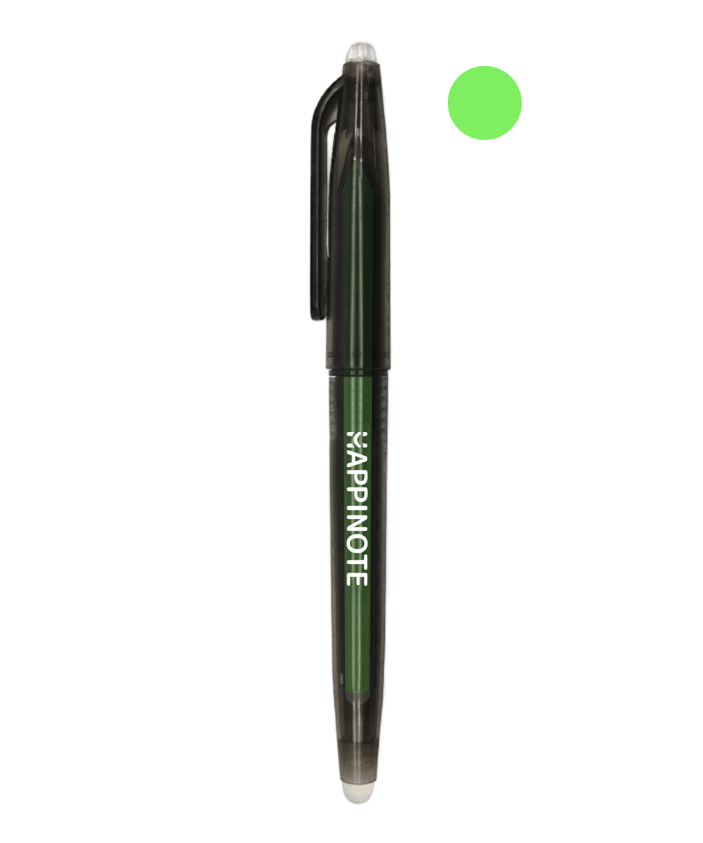 Happinote Uitwisbare pen 0.7 - Licht groen