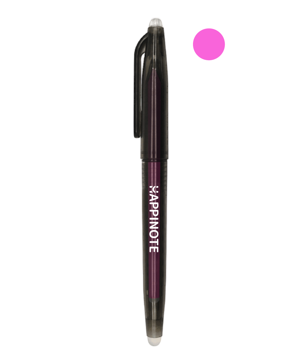 Happinote Uitwisbare pen 0.7 - Roze