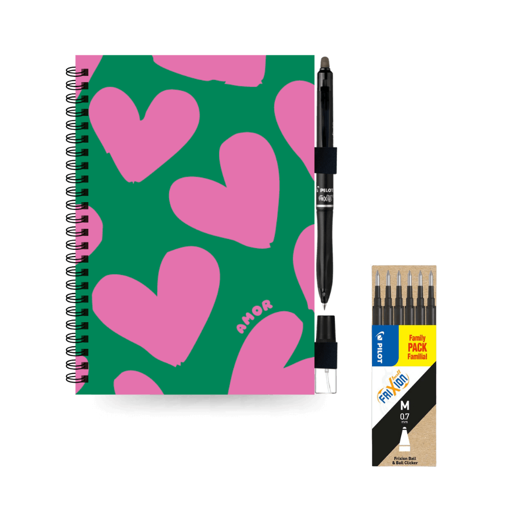 Pakket A5 Amor + Set van 6 vullingen