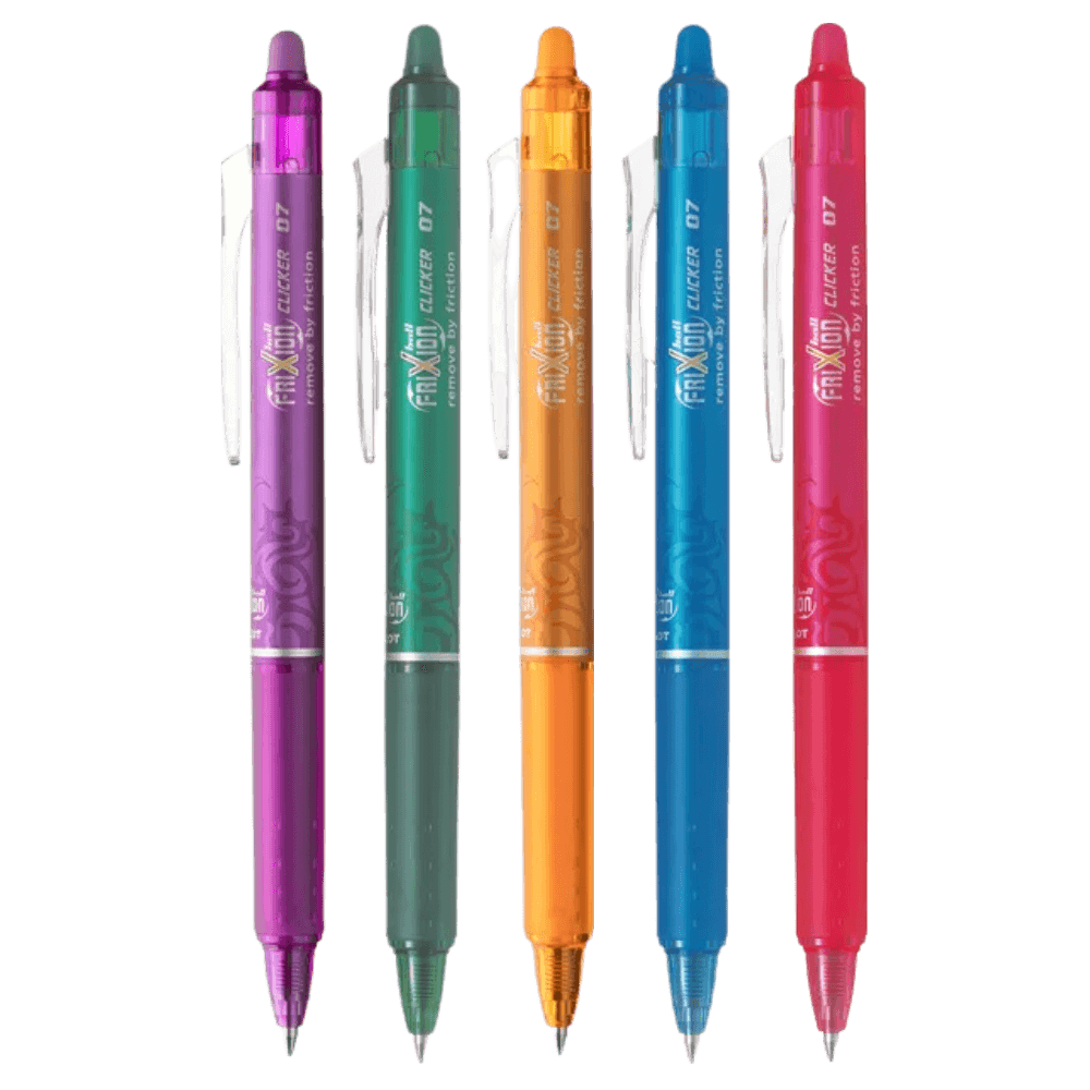Set van 5 kleuren - Happinote Uitwisbare Pen 0.7 - Kleuren set