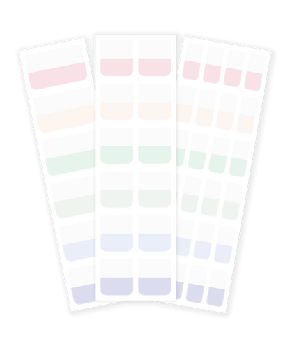 Self-adhesive Sticky note tabs (126 tabs)
