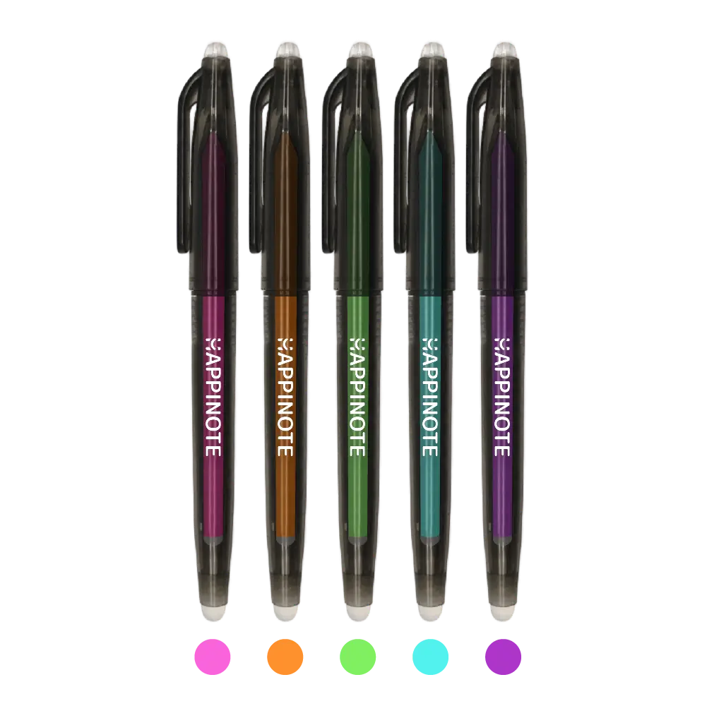 Set of 6 colors - Happinote Erasable Pen 0.7 - Color set