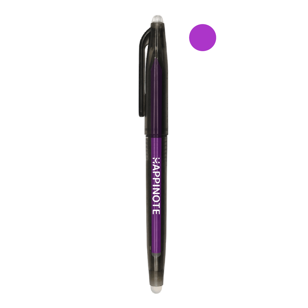 Happinote Uitwisbare pen 0.7 - Paars