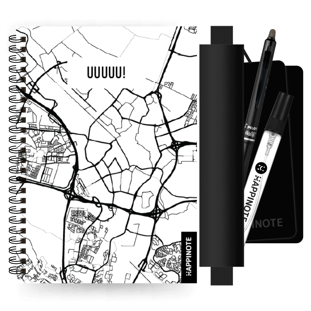 A5 Uitwisbaar notitieboek | Utrecht met etui