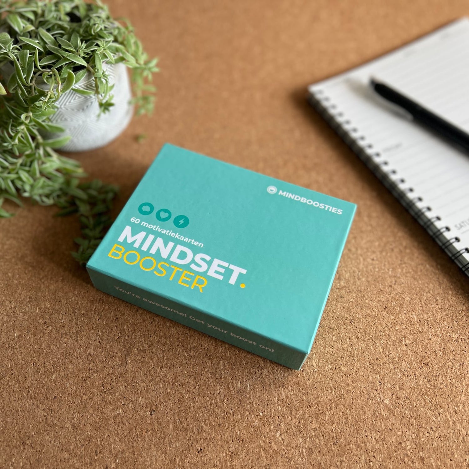 Cadeautje voor je Mindset - 60 Motivatiekaarten