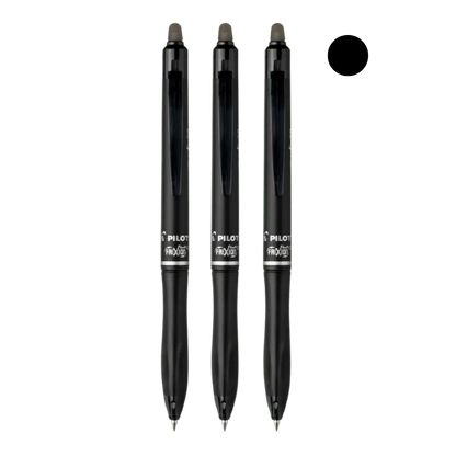 Set of 3 - Happinote Pilot Frixion Pen 0.7 - Black